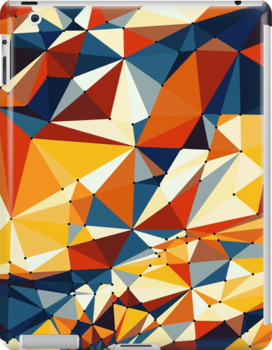 Net of multicolored triangles iPad-Hüllen & Skins von pASob-dESIGN | Redbubble