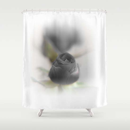 a-black-rose-for-your-sweetheart-shower-curtains